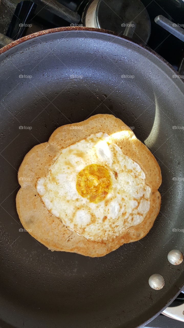 fried egg crepe