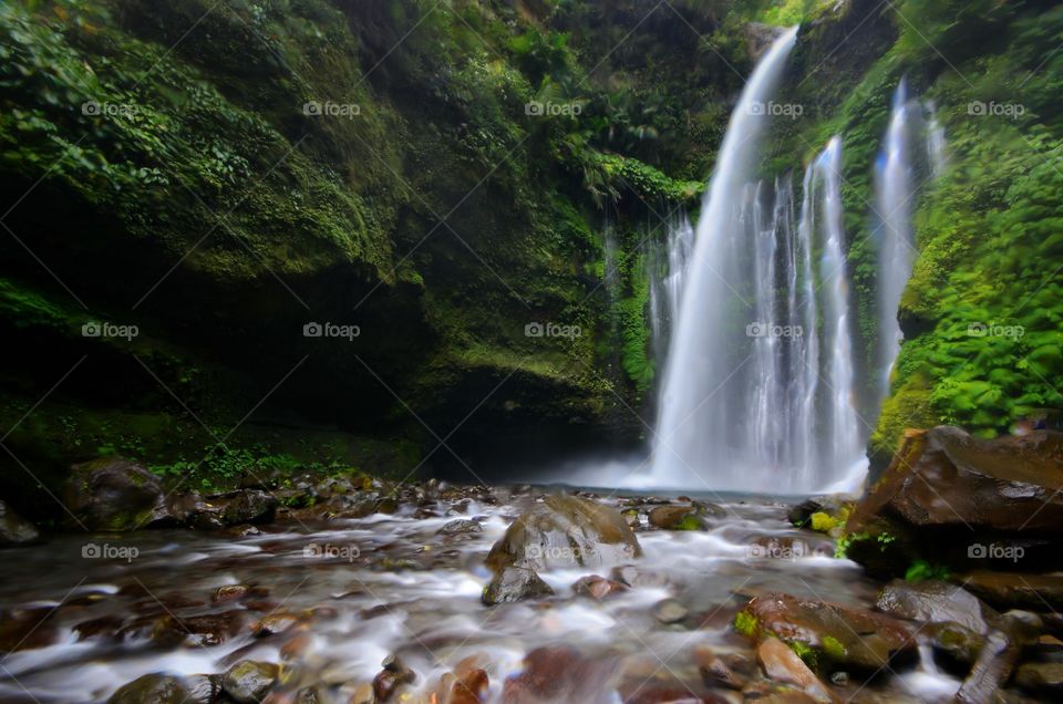 Tiu Kelep waterfall, Lombok indonesia.