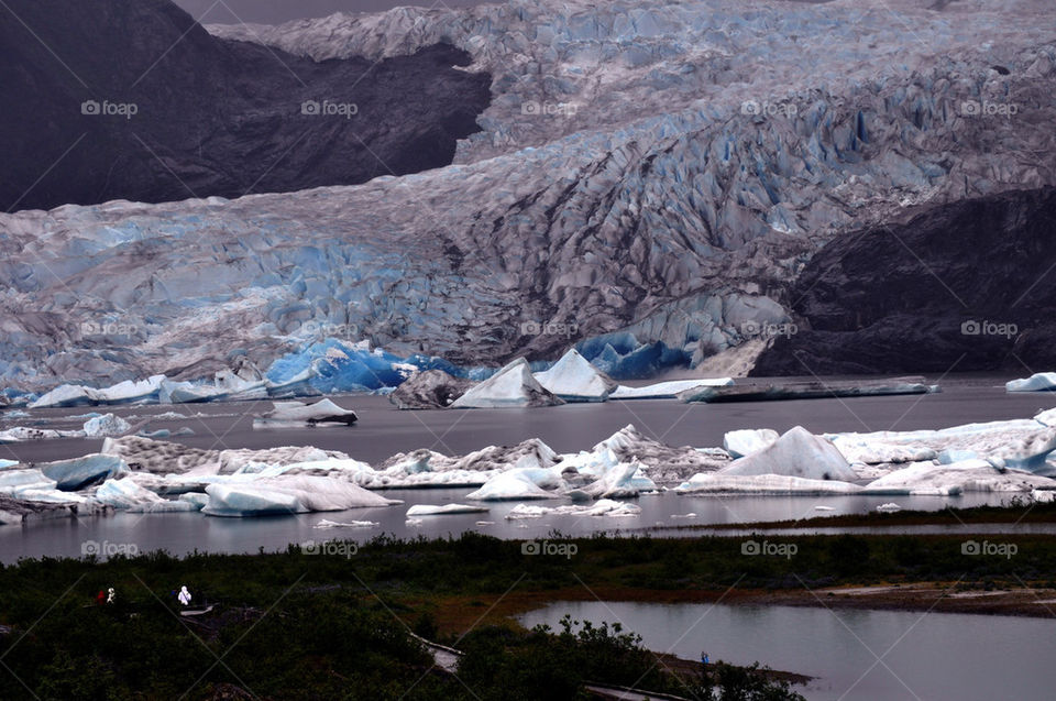 snow mountain ice hill by refocusphoto