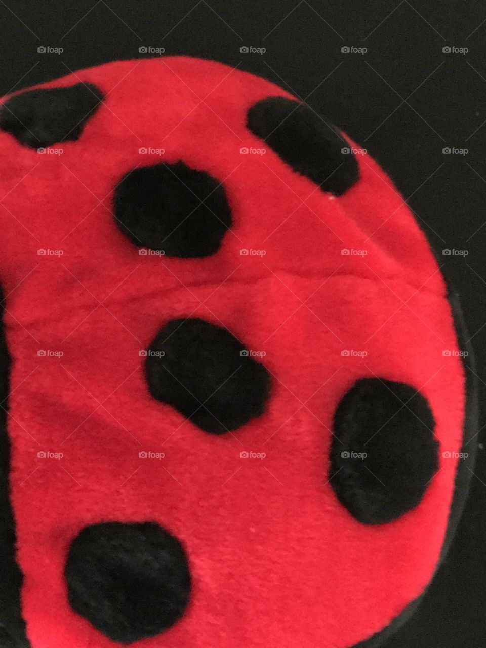 Red back ladybug plush