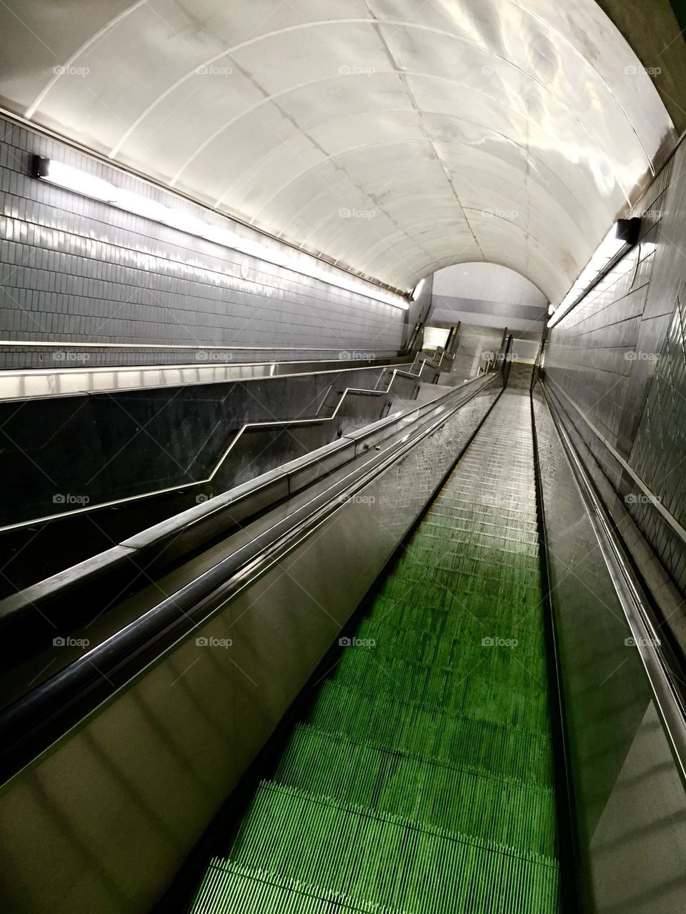 Marta station escalator in Atlanta