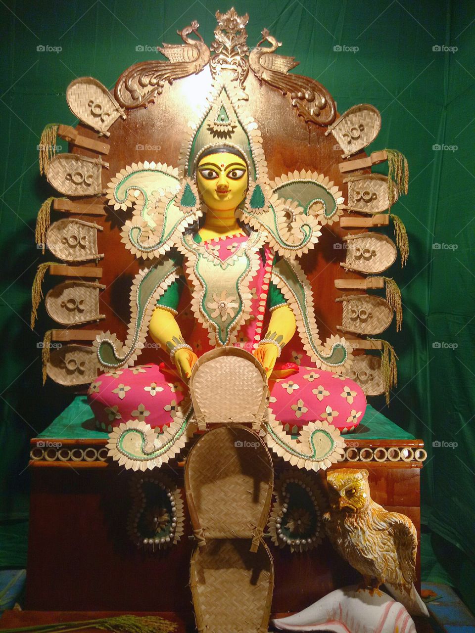 Ma Laxmi Thakur.Indian Laxmi idol