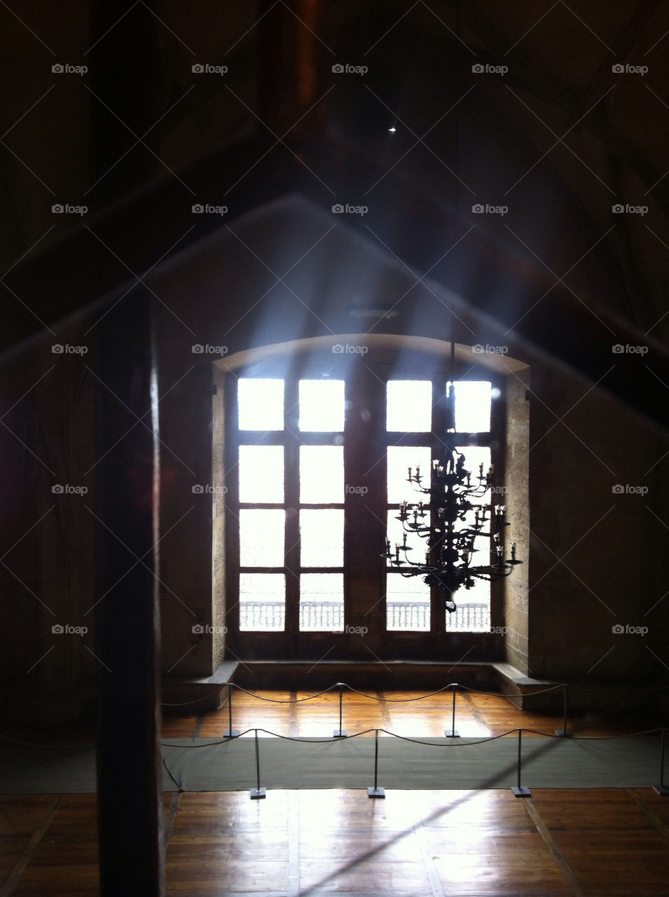 Light shining through the window