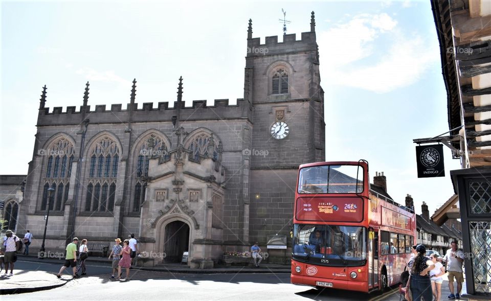 Open top bus tour in Stratford upon Avon 