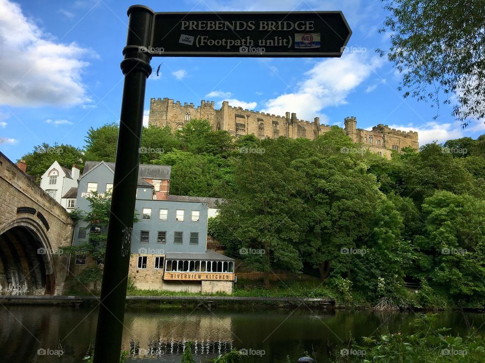 Walk to Prebends  Bridge Durham along the river footpath.