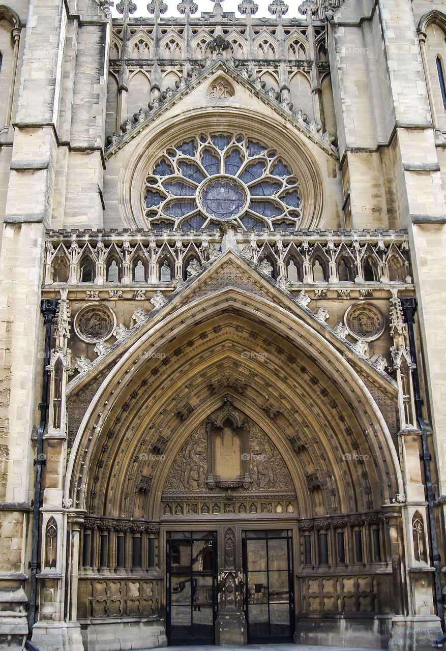Catedral de Bristol. Detalle fachada Catedral de Bristol (Bristol - England)