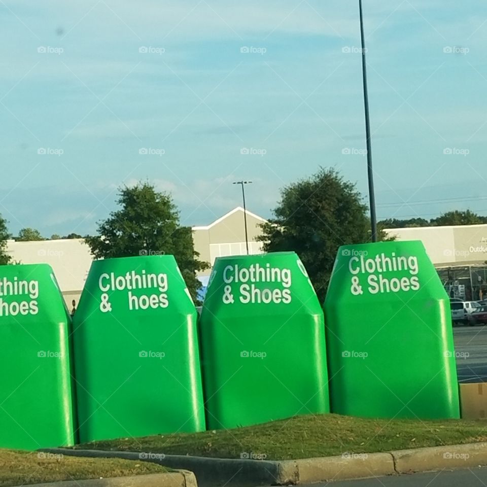 recycle your clothes and hoes
