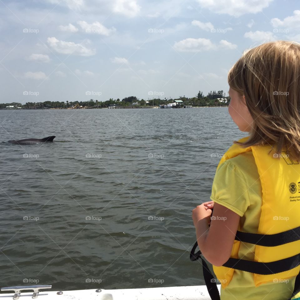 Getting ready to swim with the dolphins in Florida, for the early summer swimming competition.