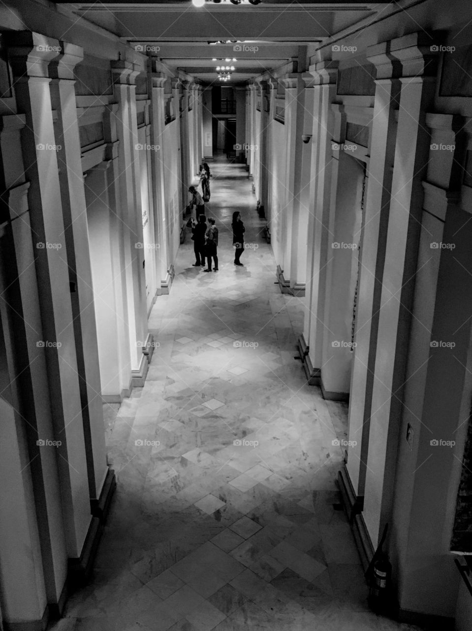 Corridors of Pinacoteca - SP/ Brazil