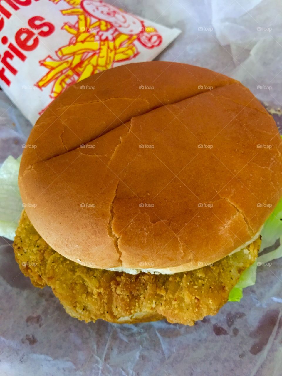 Yummy tenderloin and fries
