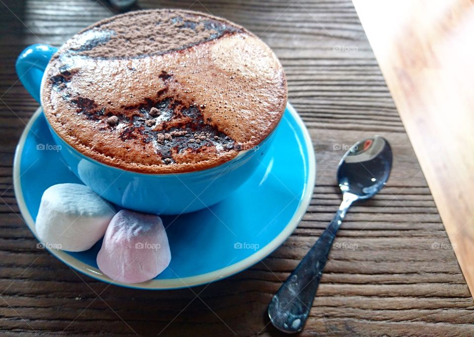 hot chocolate at Adelaide's newest café Hustle