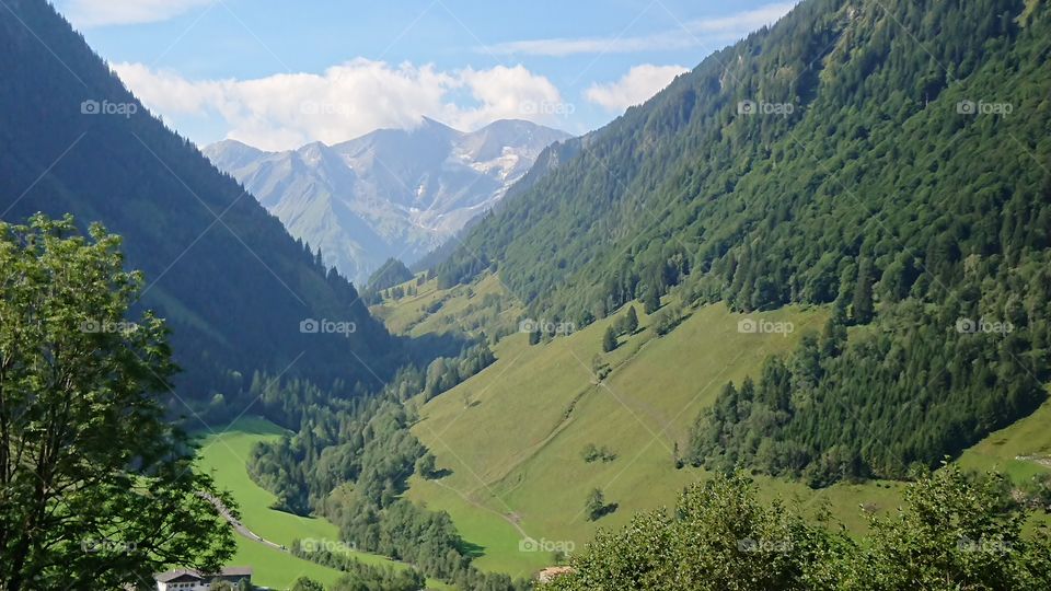 Mountains in Fusch, Austria