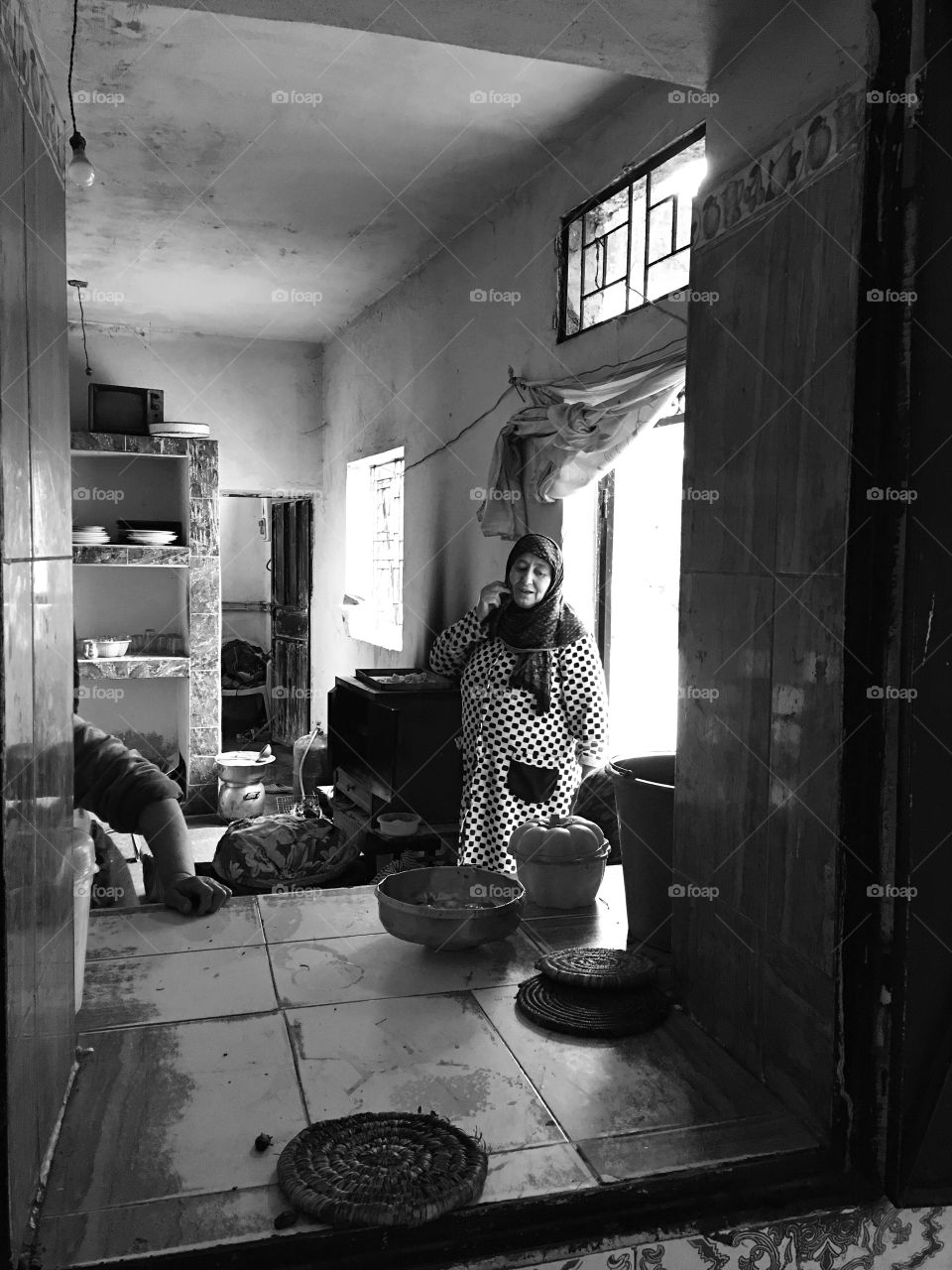 Inside chefs kitchen 