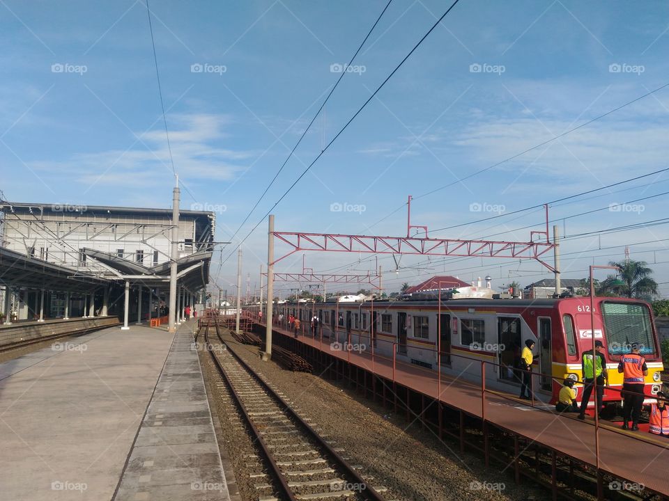 Train Station at Cikarang - Bekasi