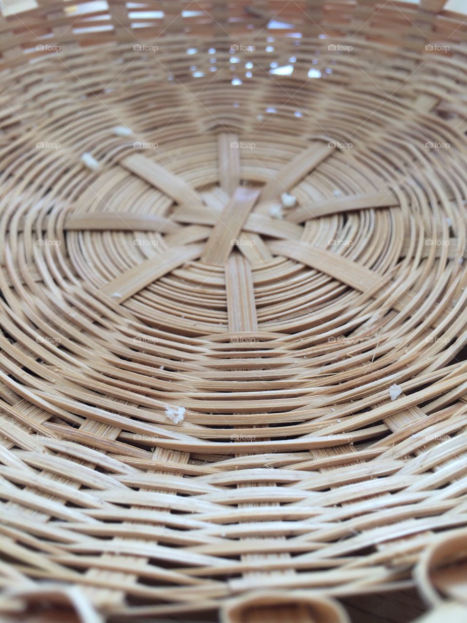 Hand-Woven Bread Basket. Hand-woven by a family member, this little basket always reminds me of a quiet life at home.