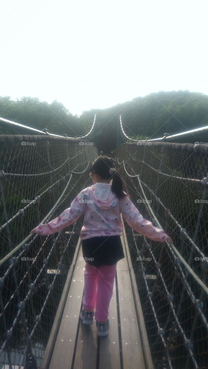 walk on the drawbridge