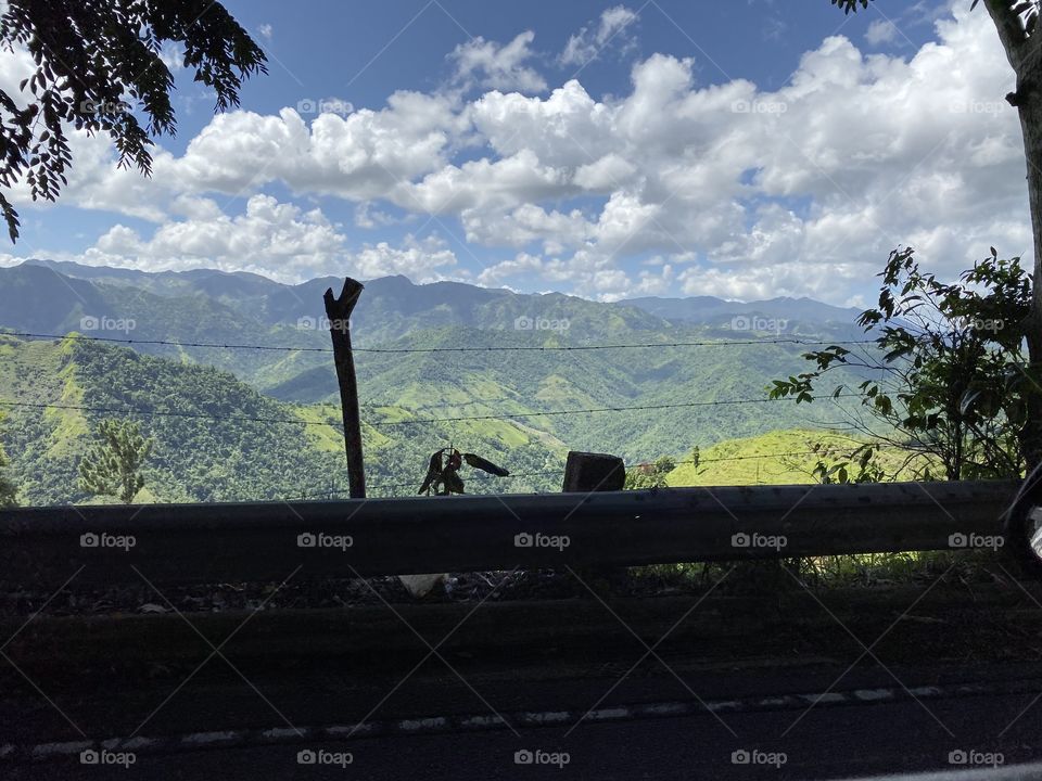 A perfect view of the mountains of Puerto Rico! 