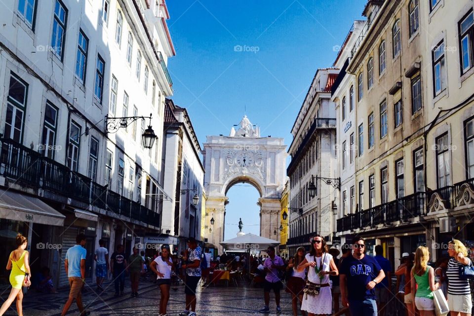 Lisbon baixa Portugal 