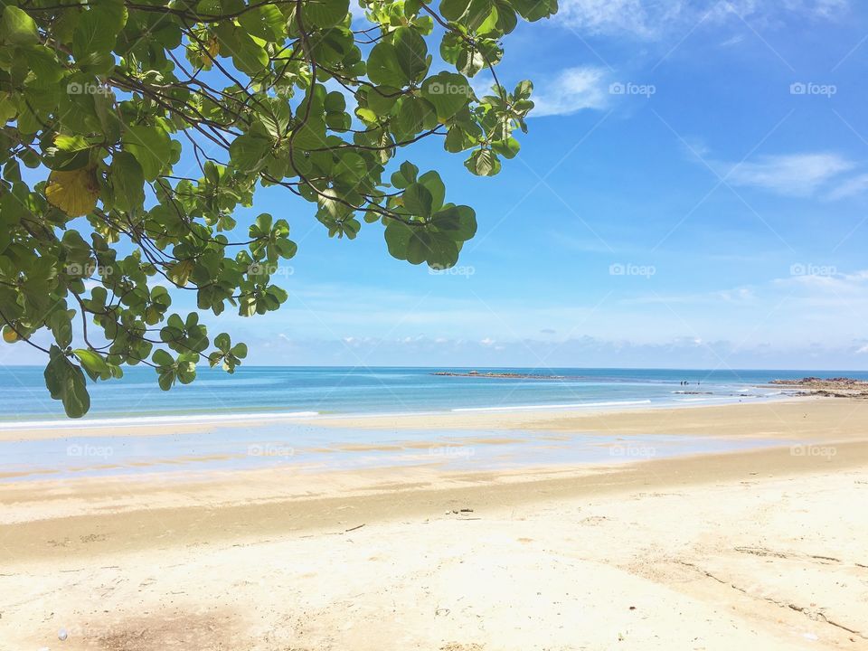 The view was so clear, even if I went to the beach in rainy season.