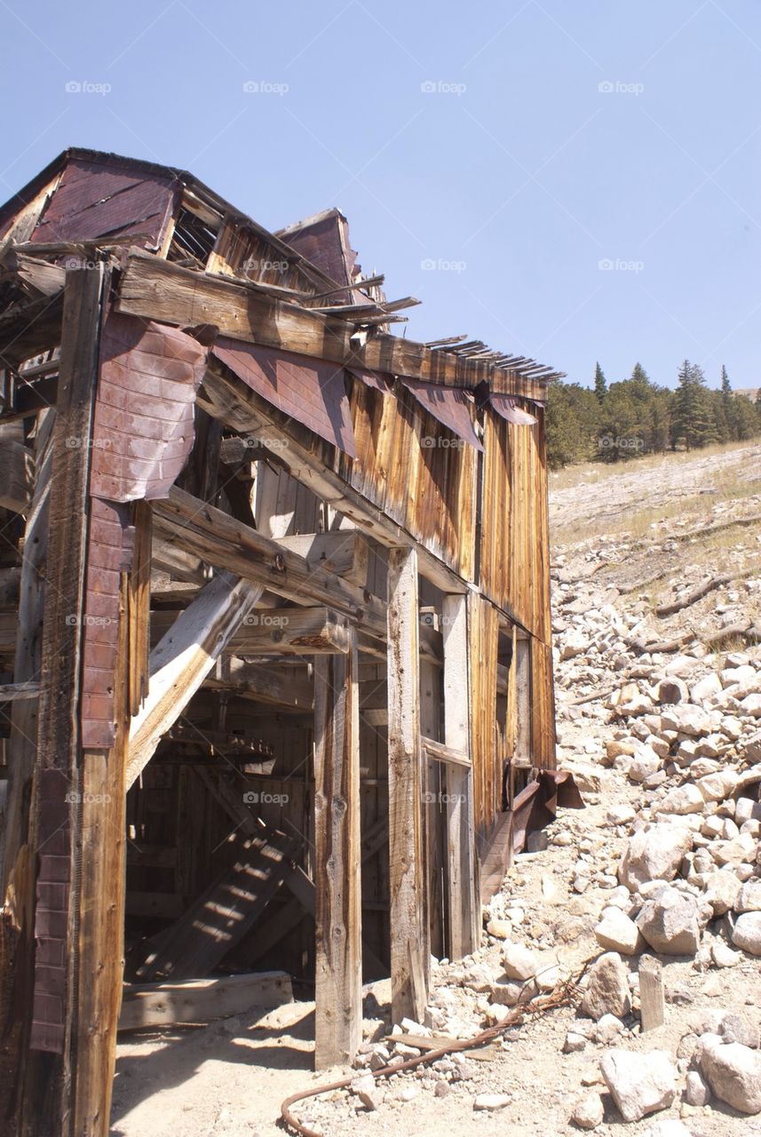 Abandoned Colorado gold mine
