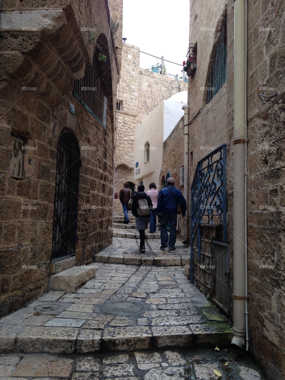 Alley in Yafo, Israel