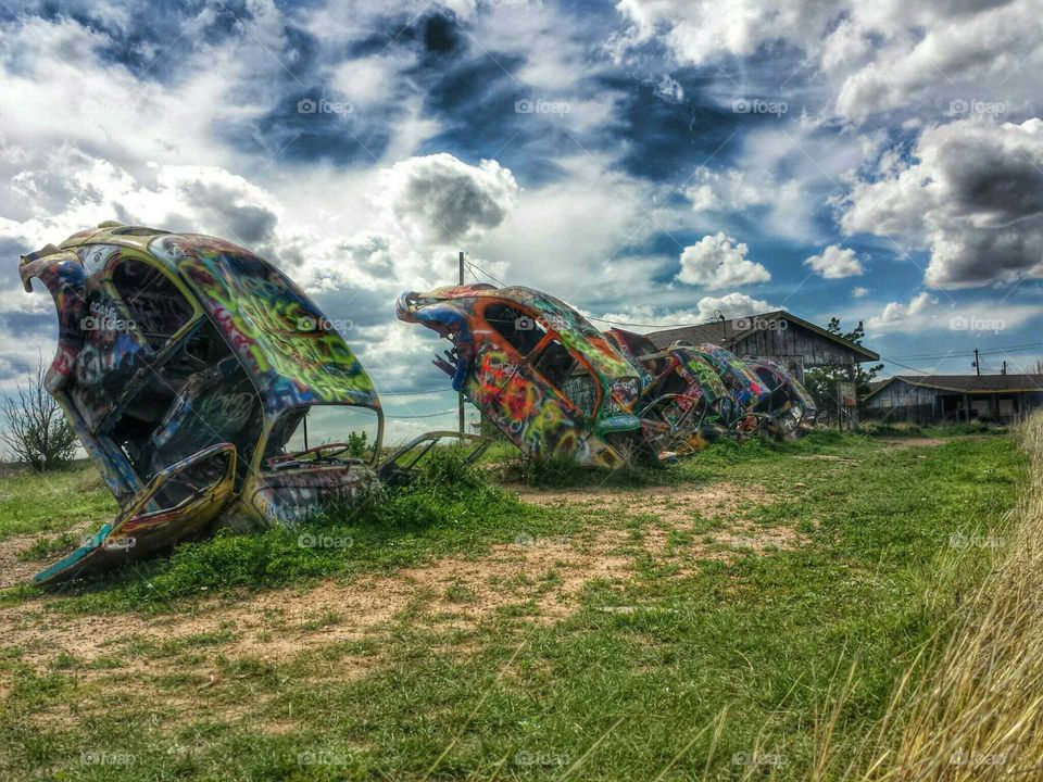 The Bug Ranch. Sights along Route 66