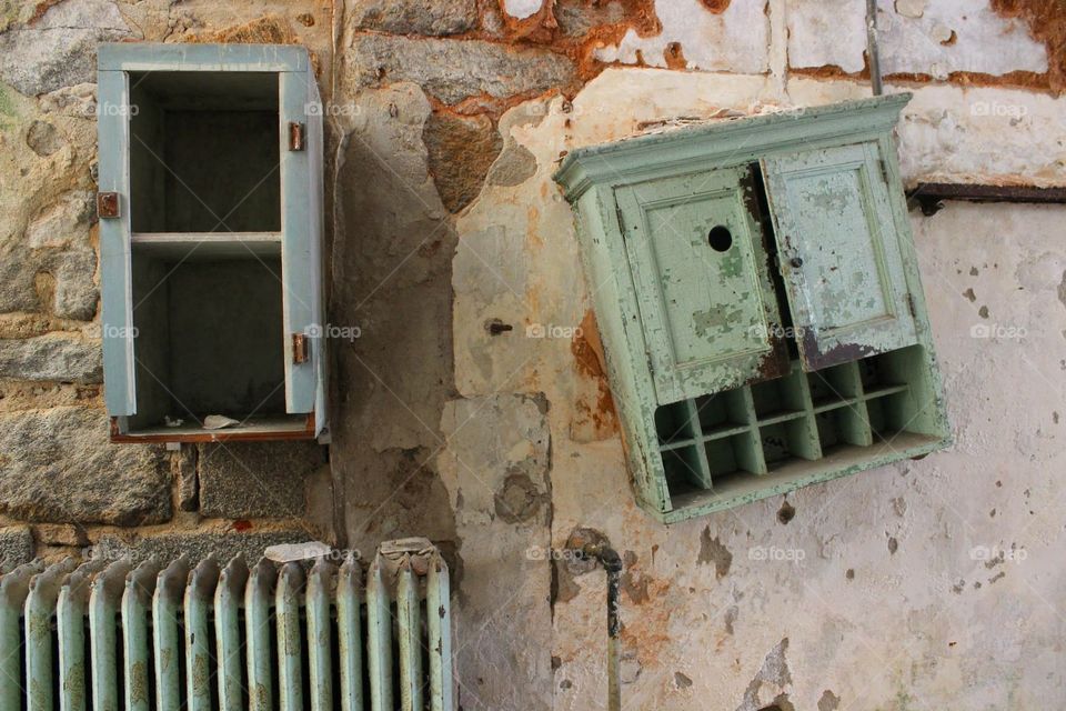 medical cabnites in abandoned jail