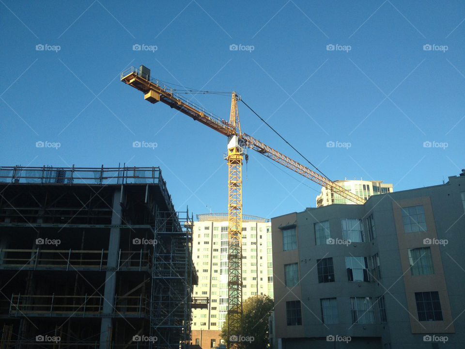city construction sanfrancisco crane by lmoss