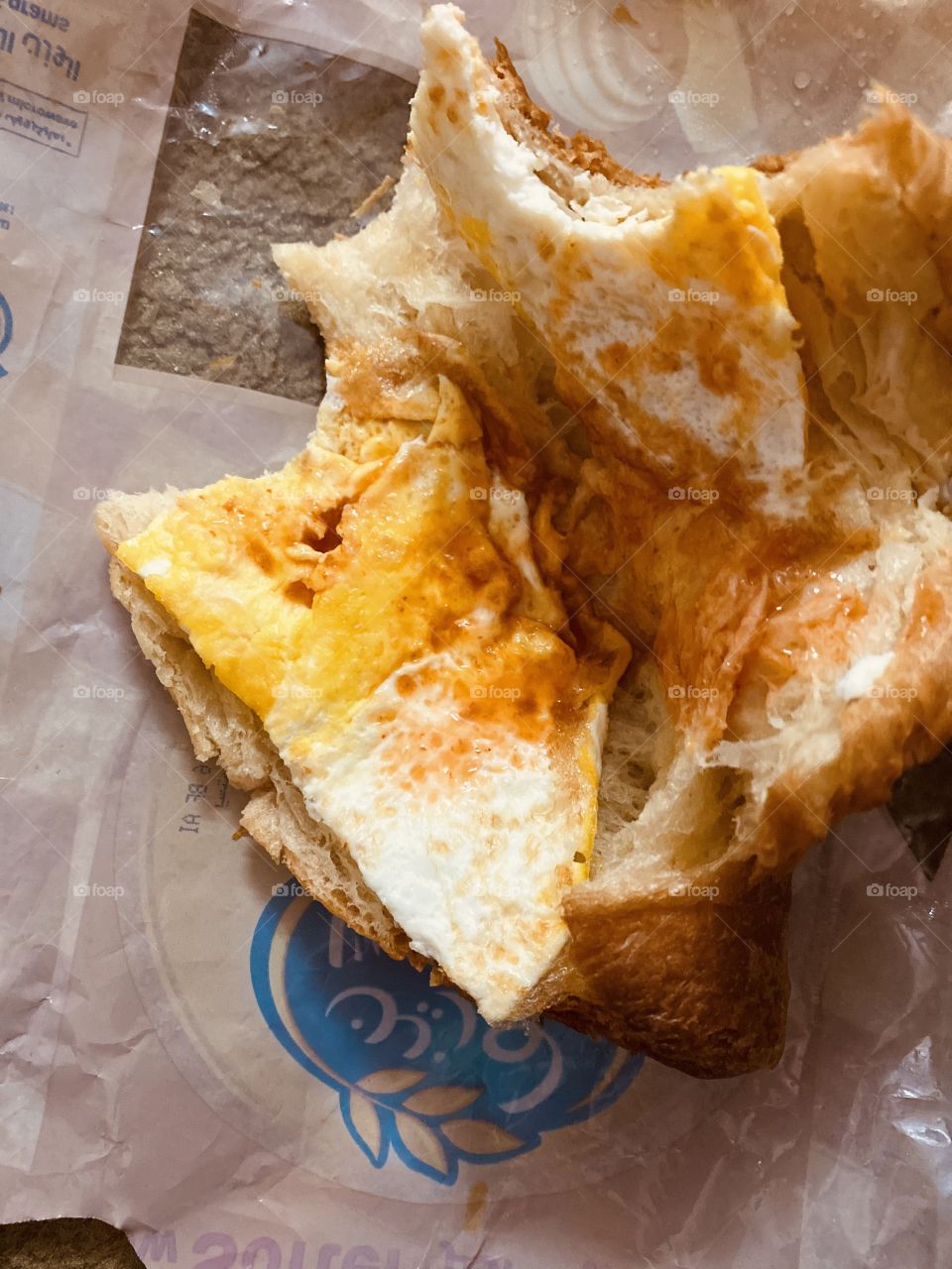 Delicious sandwiches with eggs 🍳