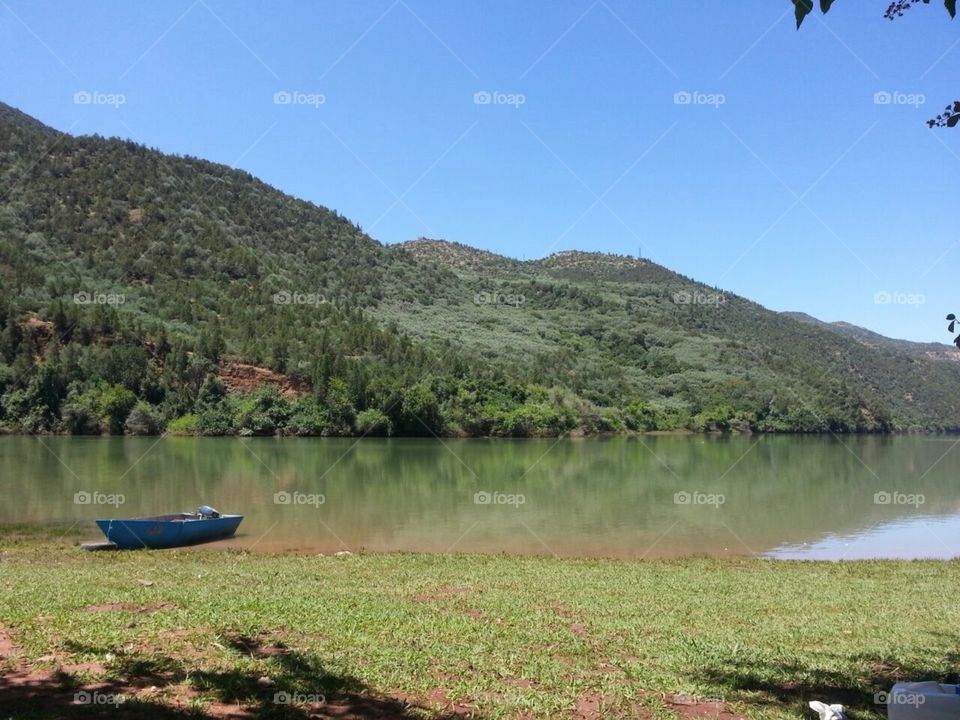 Lake river bin lwidan Azilal Benimellal Morocco