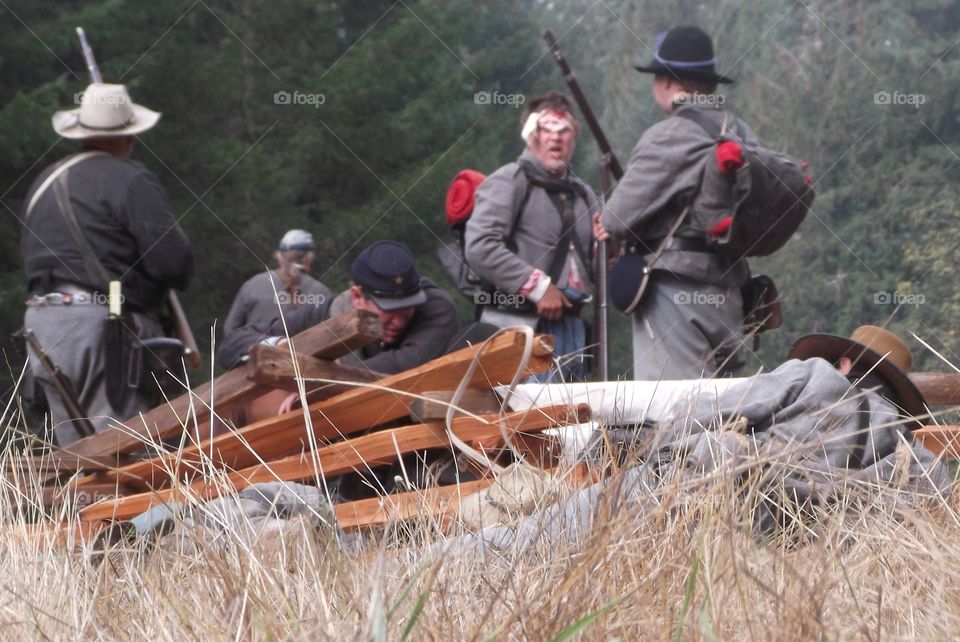 Civil War reenactment