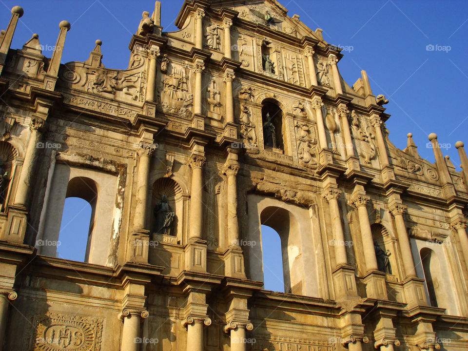 history macau church facade portuguese church by iconic1