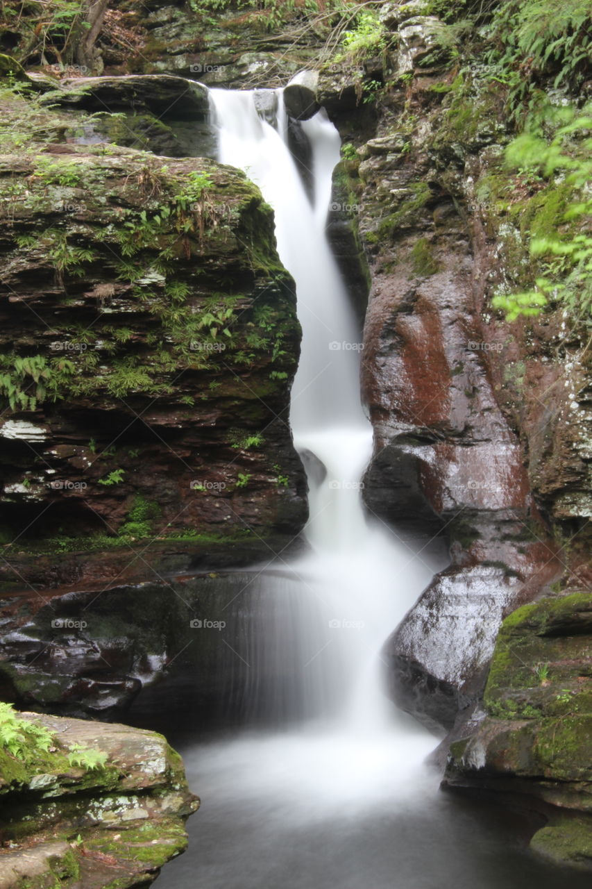 Slow captured waterfall