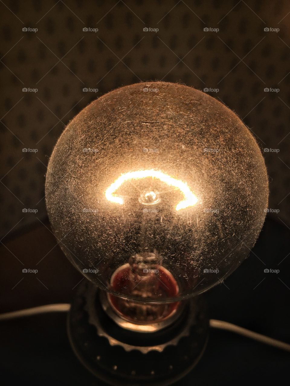 Dusty lightbulb
