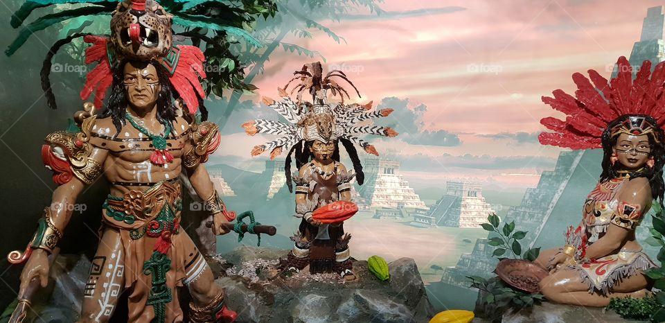 #maya #tribes #chocolate #sculpture #native #pyramids #warrior #ancient