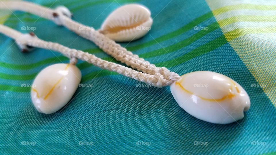 Seashells necklace