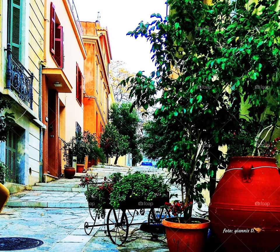 Athens plaka old town