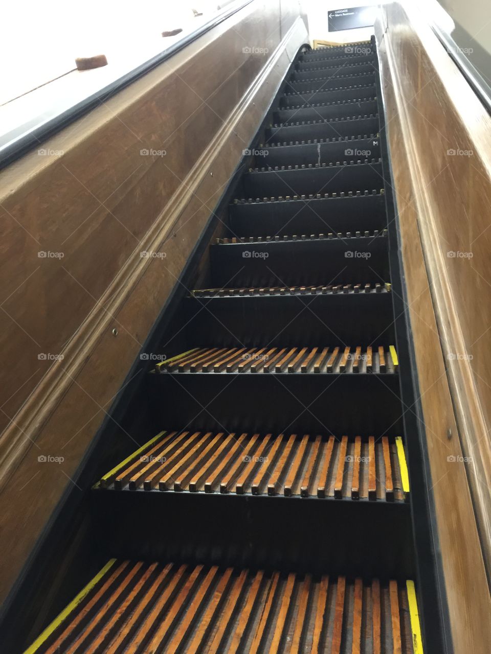 Macy’s Wooden Escalator