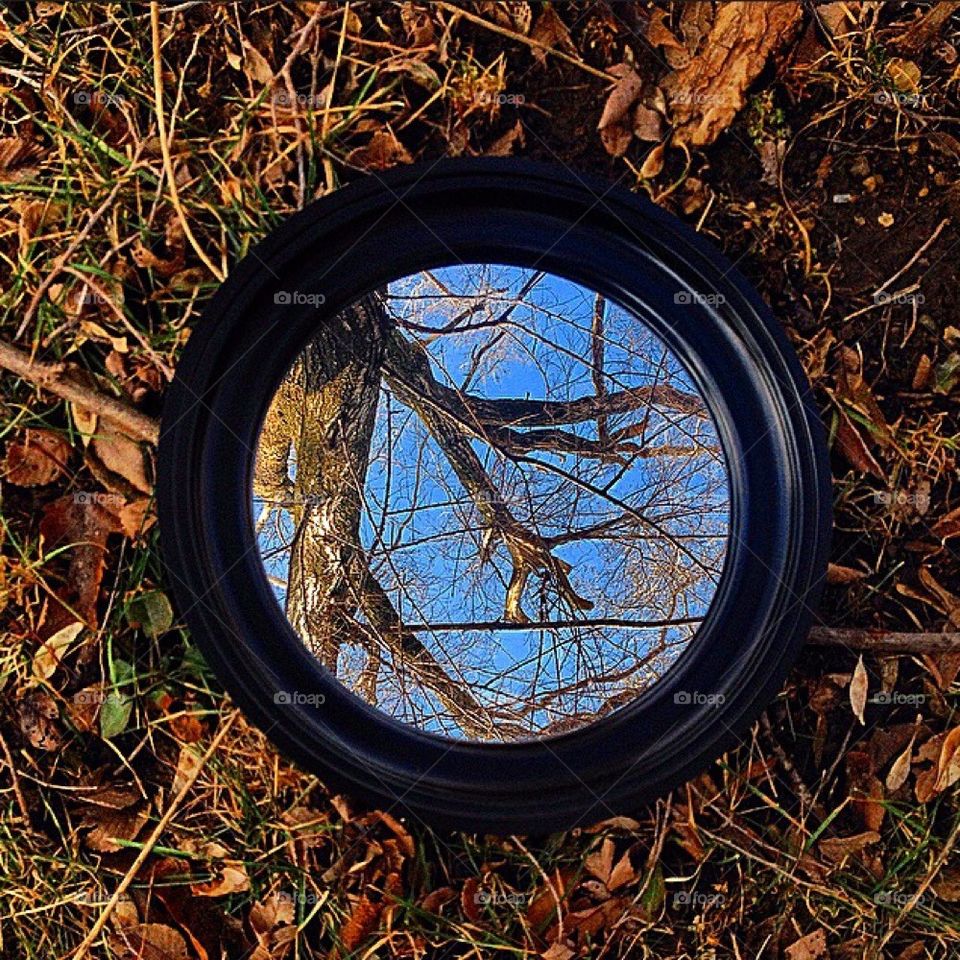 Earth below me, Sky above me