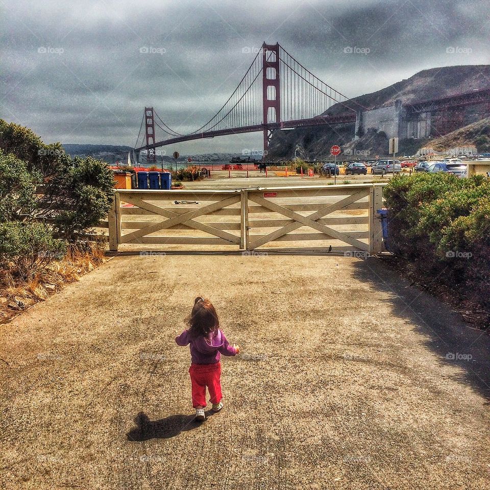 Toddler in San Francisco