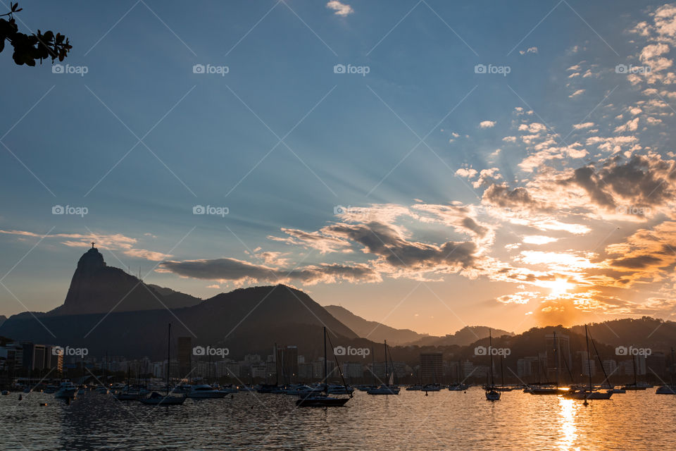 pôr do sol - Rio de Janeiro