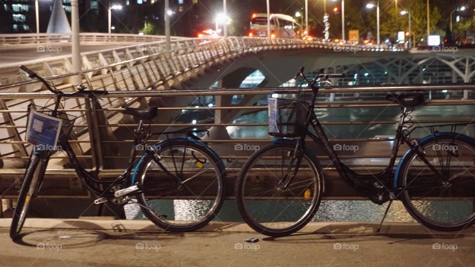 Bycicles#bridge#valencia#doble