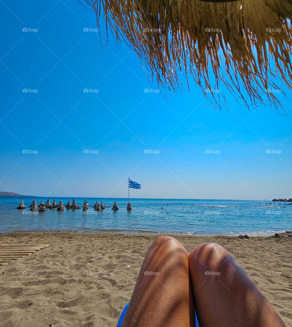 Summer Day 
summer feeling 
summer legs
summer view
welcome to greek 
goodby greek ❤️