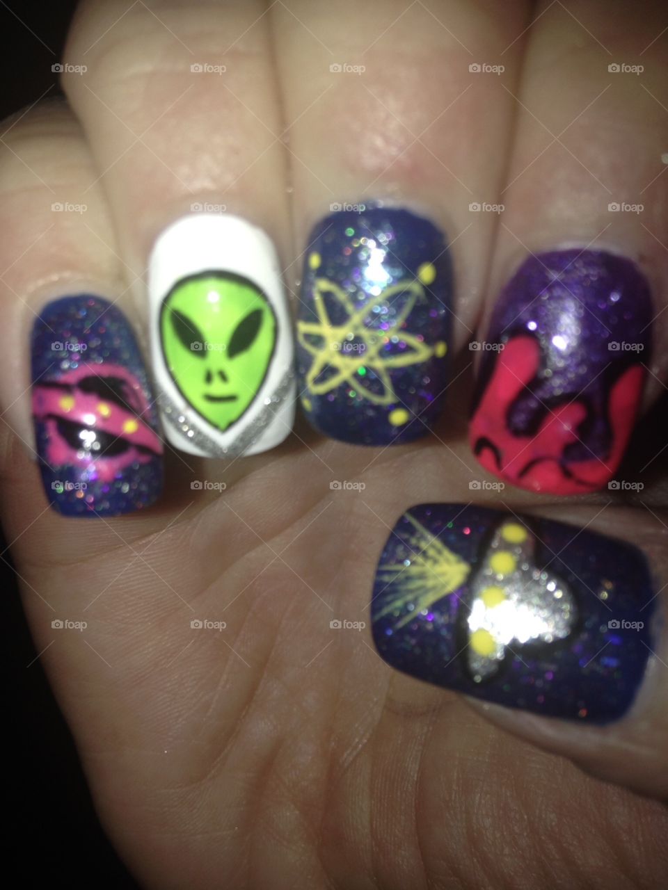 Science fiction and nail art