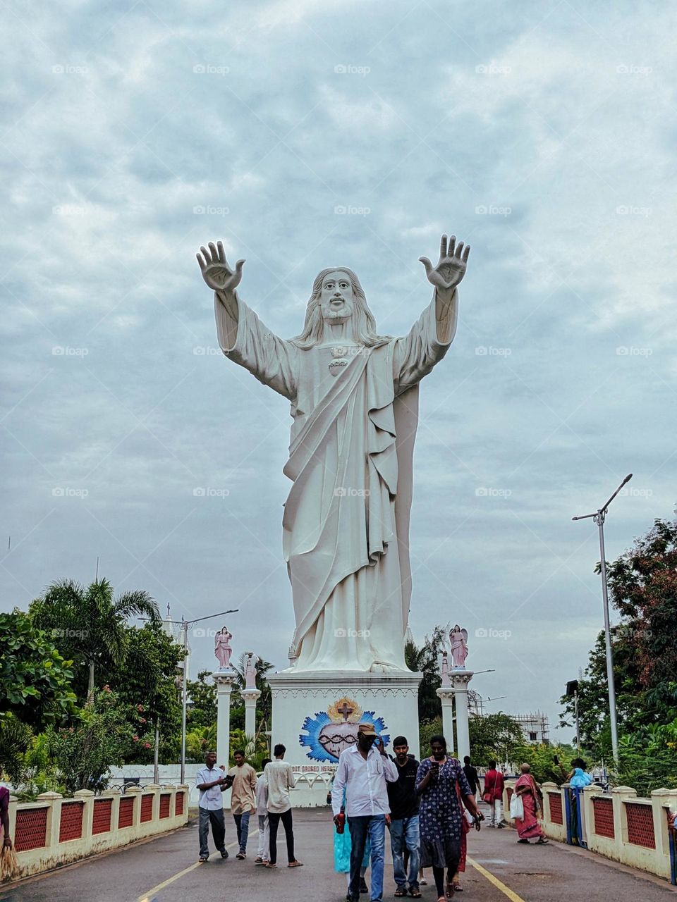 He's blessing us 🙏