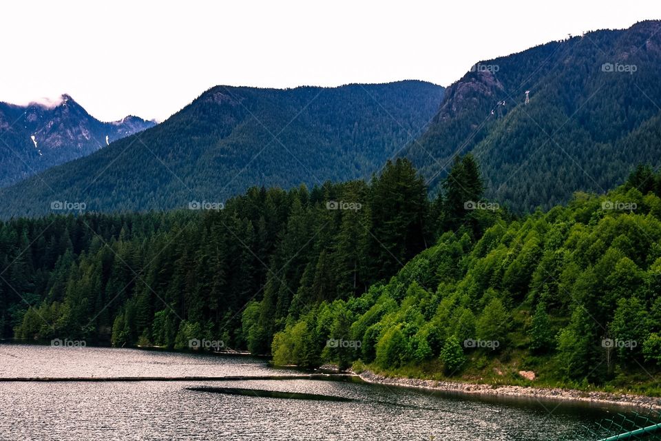 Mountain meets water