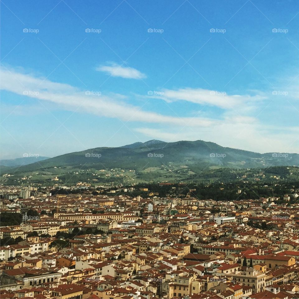 Florence View From Atop Florence Cathedral Tower