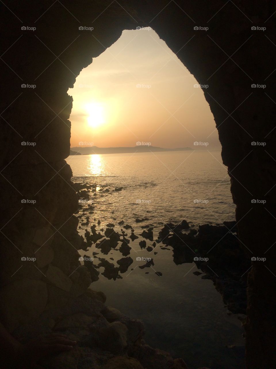 Chania, crete through the lighthouse 