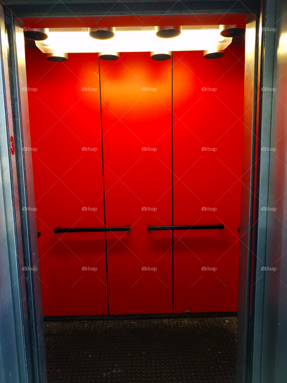 Why is this elevator so brightly colored?