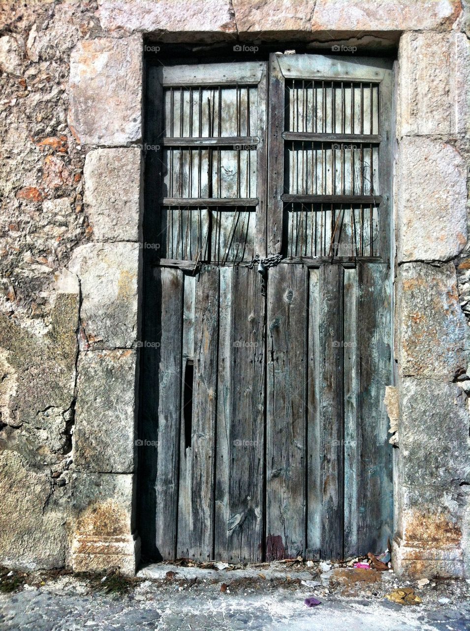 Antique colonial door